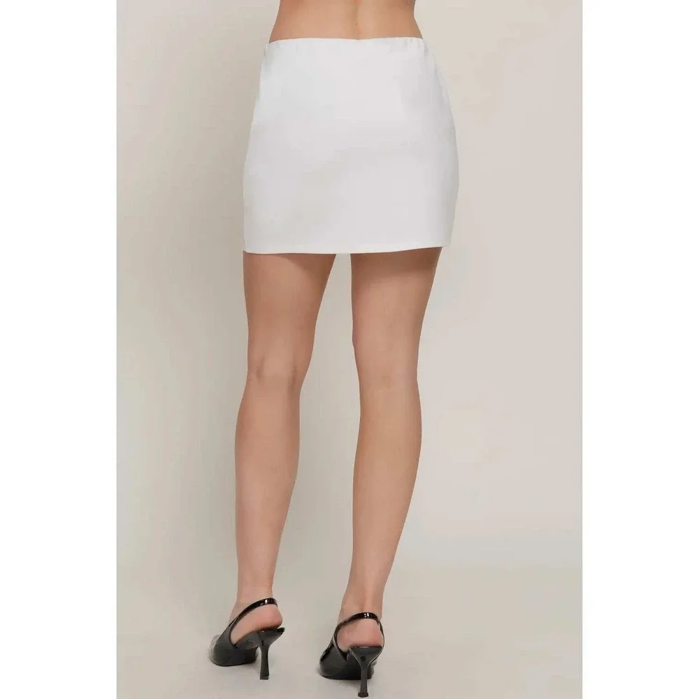 Tenniscore Country Club Clean Girl Preppy White Skort Set Quiet Luxury Med scuba